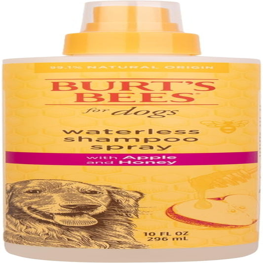 Burt'S Bees for Dogs Natural Waterless Shampoo Spray for Dogs, Apple and Honey Waterless Shampoo Spray, Dogs Shampoo, Dog Bathing Supplies, Dog Wash, Dog Grooming Supplies, Dog Spray